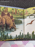 Vintage 1991 My Little Book of Dinosaurs Golden Tell-a-Tale Miniature Hardcover, Like New