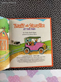 Vintage 1978 1st Printing Tweety and Sylvester at the Farm Golden Tell-a-Tale Miniature Hardcover, Like New