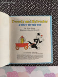 Vintage 1987 Tweety and Sylvester: A Visit to the Vet Golden Tell-a-Tale Miniature Hardcover, Like New