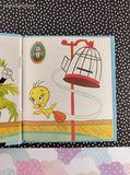 Vintage 1987 Tweety and Sylvester: A Visit to the Vet Golden Tell-a-Tale Miniature Hardcover, Like New