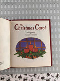 Vintage 1995 The Christmas Carol Storybook Miniature Landoll Miniature Hardcover