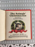 Vintage 1991 The Animals' Christmas Eve Golden Tell-a-Tale Miniature Hardcover