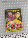 Vintage 1977 A Thousand Candy Santas Rand McNally Junior Elf Miniature Hardcover