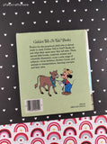 Vintage 1986 Mickey Mouse and the Lucky Goose Chase Golden Tell-a-Tale Miniature Hardcover