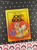 Vintage 1987 My First Joke Book Checkerboard Press Junior Elf Miniature Hardcover