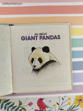 Vintage 1988 All About Giant Pandas Wendy's World Wildlife WWF Miniature Hardcover