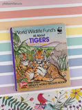 Vintage 1988 All About Tigers Wendy's World Wildlife WWF Miniature Hardcover