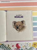 Vintage 1988 All About Koalas Wendy's World Wildlife WWF Miniature Hardcover