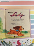Vintage 1954 Walt Disney's Lady Whitman Tell-a-Tale Miniature Hardcover