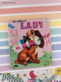 Vintage 1954 Walt Disney's Lady Whitman Tell-a-Tale Miniature Hardcover