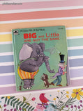 Vintage 1972 Big and Little Are Not the Same Golden Tell-a-Tale Miniature Hardcover