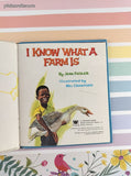 Vintage 1969 I Know What a Farm Is Whitman Tell-a-Tale Miniature Hardcover
