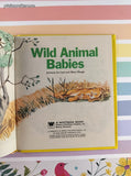 Vintage 1973 Wild Animal Babies Whitman Tell-a-Tale Miniature Hardcover