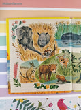 Vintage 1973 Wild Animal Babies Whitman Tell-a-Tale Miniature Hardcover