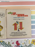 Vintage 1991 Sesame Street the Up and Down Golden Tell-a-Tale Miniature Hardcover