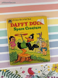 Vintage 1977 Daffy Duck: Space Creature Golden Tell-a-Tale Miniature Hardcover