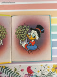 Vintage 1988 1st Printing DuckTales Silver Dollars for Uncle Scrooge Golden Tell-a-Tale Miniature Hardcover