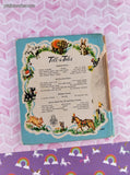 Vintage 1955 Donald Duck Goes to Disneyland Whitman Tell-a-Tale Miniature Hardcover