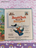 Vintage 1955 Donald Duck Goes to Disneyland Whitman Tell-a-Tale Miniature Hardcover