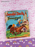 Vintage 1955 Donald Duck Goes to Disneyland Whitman Tell-a-Tale Miniature Hardcover