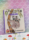 Vintage 1988 All About Koalas Wendy's World Wildlife WWF Miniature Hardcover