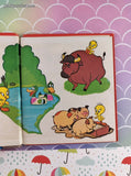 Vintage 1978 Tweety & Sylvester at the Farm Whitman Tell-a-Tale Miniature Hardcover