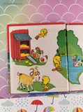 Vintage 1978 Tweety & Sylvester at the Farm Whitman Tell-a-Tale Miniature Hardcover