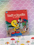 Vintage 1978 Tweety & Sylvester at the Farm Whitman Tell-a-Tale Miniature Hardcover