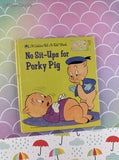 Vintage 1991 No Sit-Ups for Porky Pig Golden Tell-a-Tale Miniature Hardcover
