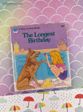 Vintage 1975 The Longest Birthday Whitman Tell-a-Tale Miniature Hardcover
