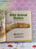Vintage 1973 Wild Animal Babies Whitman Tell-a-Tale Miniature Hardcover