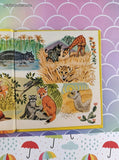 Vintage 1973 Wild Animal Babies Whitman Tell-a-Tale Miniature Hardcover