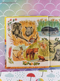 Vintage 1973 Wild Animal Babies Whitman Tell-a-Tale Miniature Hardcover