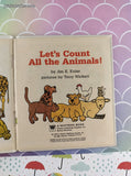 Vintage 1979 Let's Count All the Animals! Whitman Tell-a-Tale Miniature Hardcover