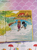 Vintage 1975 Raggedy Ann and Andy on the Farm Whitman Tell-a-Tale Miniature Hardcover