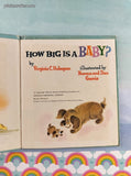 Vintage 1966 How Big Is a Baby? Whitman Tell-a-Tale Miniature Hardcover