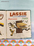 Vintage 1966 Lassie and the Cub Scout Whitman Tell-a-Tale Miniature Hardcover