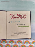 Vintage 1966 Two Stories About Ricky Whitman Tell-a-Tale Miniature Hardcover