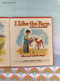 Vintage 1961 I Like the Farm Whitman Tell-a-Tale Miniature Hardcover