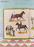 Vintage 1974 1st Printing My Little Book of Horses Golden Tell-a-Tale Miniature Hardcover