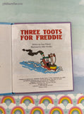 Vintage 1992 Three Toots for Freddie Creative Child Press Miniature Hardcover, Like New