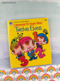 Vintage 1972 Learning to Count with Twelve Elves Whitman Tell-a-Tale Miniature Hardcover