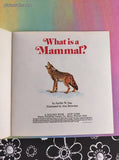Vintage 1975 What is a Mammal? Golden Look-Look Softcover