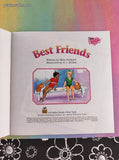 Vintage 1996/1997 Dear Barbie Best Friends / Who's the Boss? Golden Book Softcovers Set/2