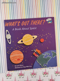 Vintage 2002 Reading Railroad Books What's Out There? A Book About Space Softcover