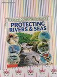 Vintage 1995 Usborne Conservation Guide: Protecting Rivers & Seas Softcover, Like New