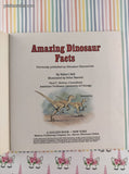 Vintage 1990 Amazing Dinosaur Facts, Look-Look Book Softcover, Like New