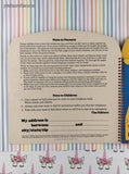 Vintage 1986 1st Printing My Very Own Telephone Book Spiral-Bound Softcover, Like New
