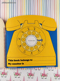 Vintage 1986 1st Printing My Very Own Telephone Book Spiral-Bound Softcover, Like New