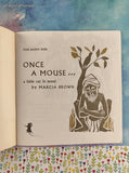Vintage 1961 Once a Mouse... by Marcia Brown Softcover